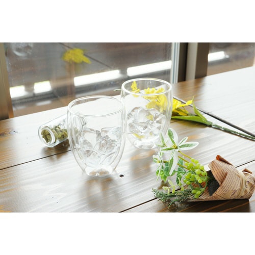 ダブルウォール グラス 2個入り 350ml×2