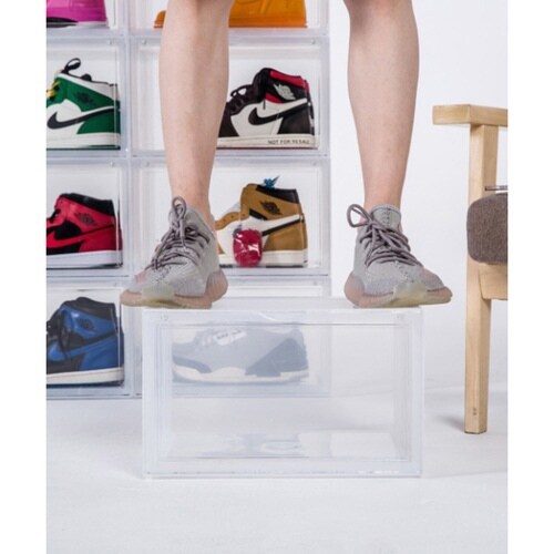 シューズケース スタッキング サイドクリア クリア