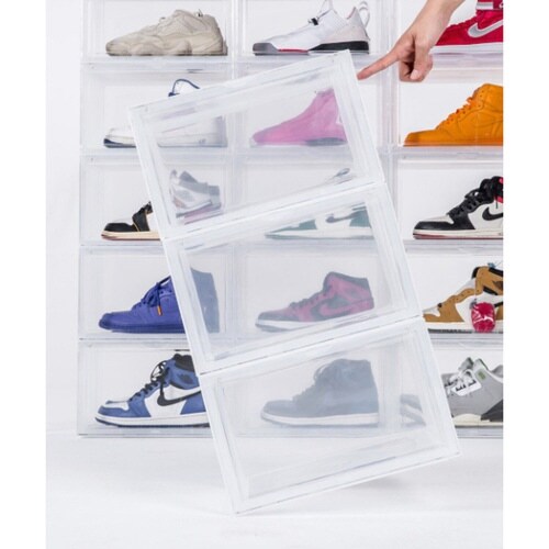 シューズケース スタッキング サイドクリア クリア