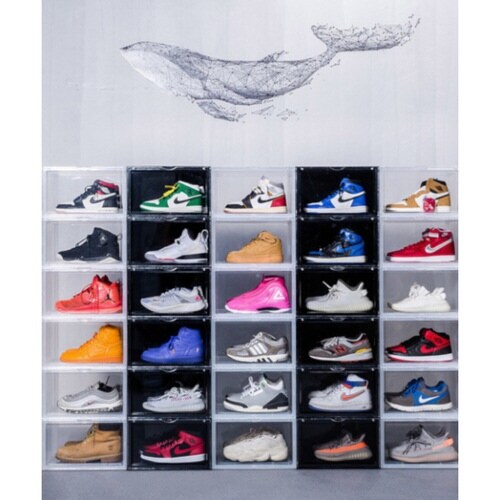 シューズケース スタッキング ブラック