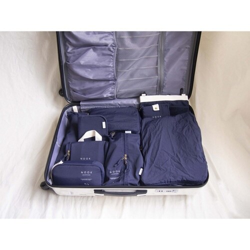 シューズケース トラベルバッグ ネイビー