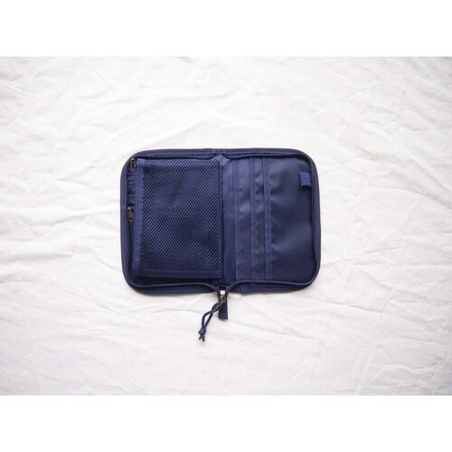 パスポートケース チケットケース ネイビー