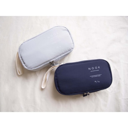 ポーチ トラベルポーチ ガジェット グレー