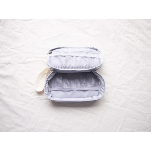 ポーチ トラベルポーチ ガジェット グレー