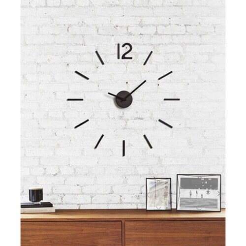 時計 シール 壁掛け umbra ブラック