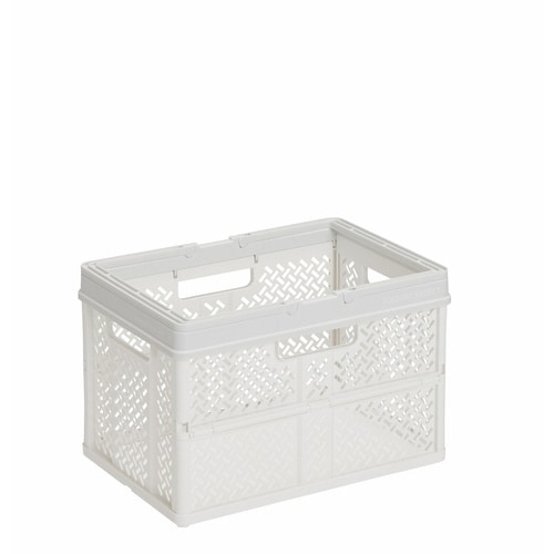 収納ボックス スモーキーホワイト×2