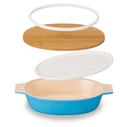 弁当箱 1段 550ml 抗菌 竹蓋 ブルー×2