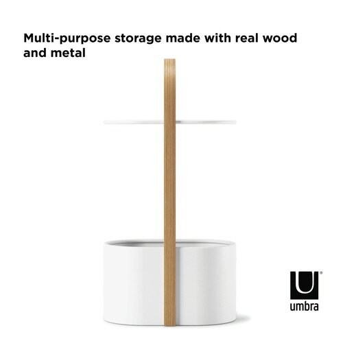 Umbra ハブ ストレージテーブル ホワイト