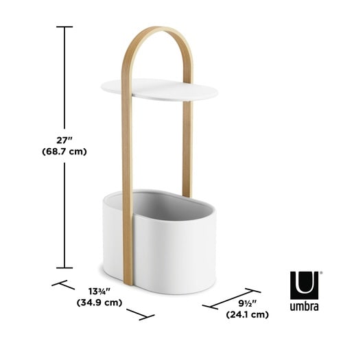 Umbra ハブ ストレージテーブル ホワイト