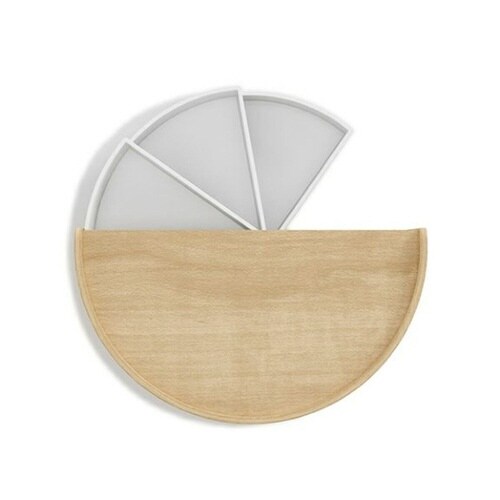 小物収納 ムーナ 回転式 ナチュラル