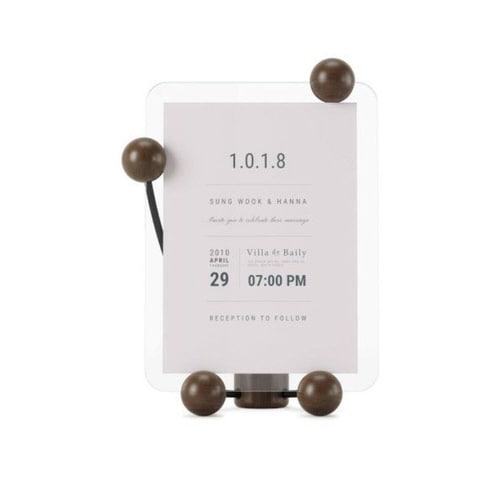 フォトフレーム S ウッディ ウォルナット