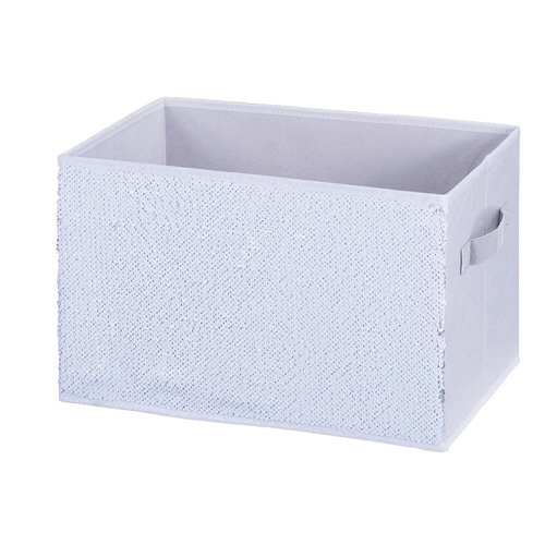 カラーボックス ホワイト×シルバー×2