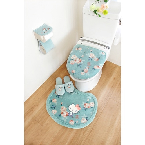 トイレマット 52×60cm ミントグリーン