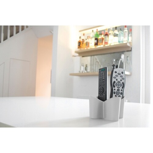 リモコンスタンドリモコンホルダークールグレー×2