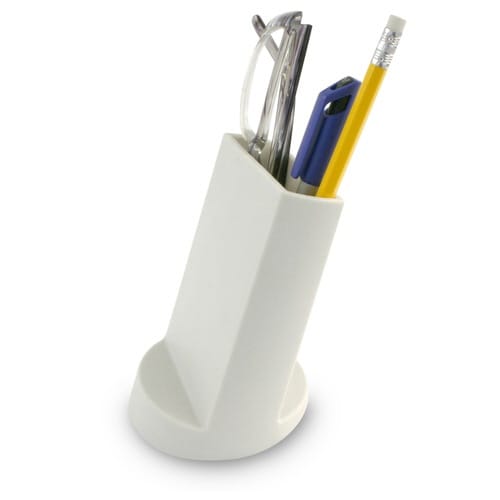 スマホスタンド ペン立て lean グレー