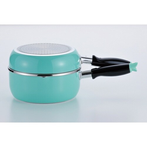 フライパン 雪平鍋 18cm IH対応 グリーン