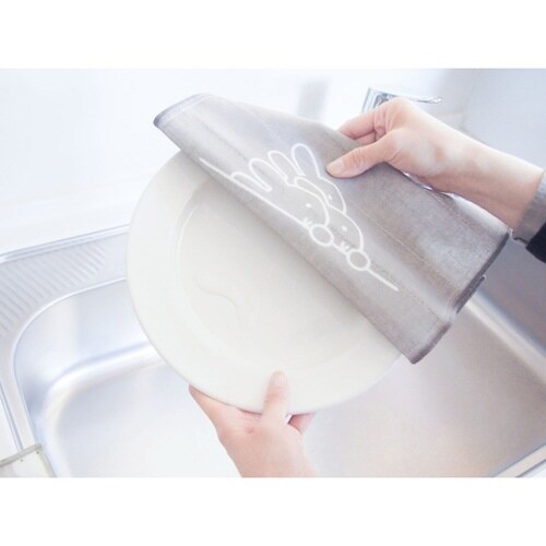 かや織ふきん 同柄3枚セット のぞきミッフィー