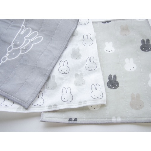 かや織ふきん 同柄3枚セット ならびミッフィー