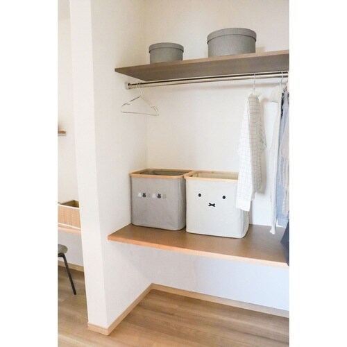 収納ボックス miffy グレー