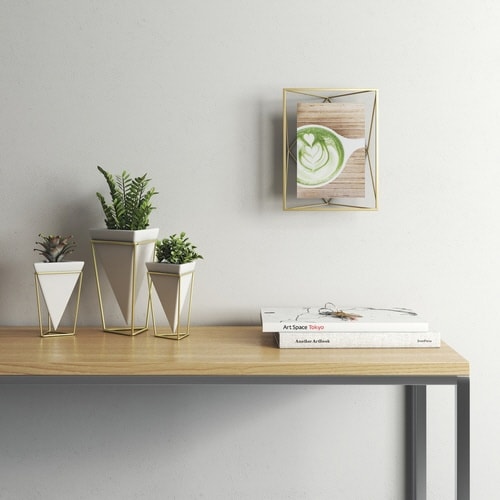 umbraフォトフレーム2L判マットブラス×2