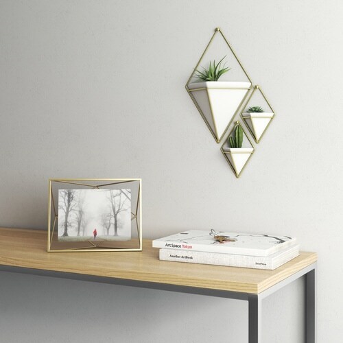 umbraフォトフレーム2L判マットブラス×2