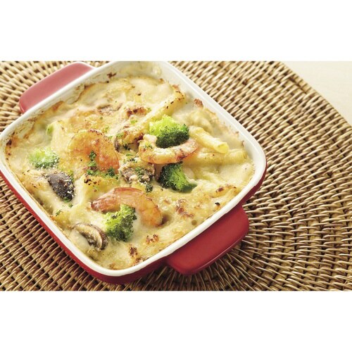 グラタン皿 14cm 正方形 深型 陶磁器