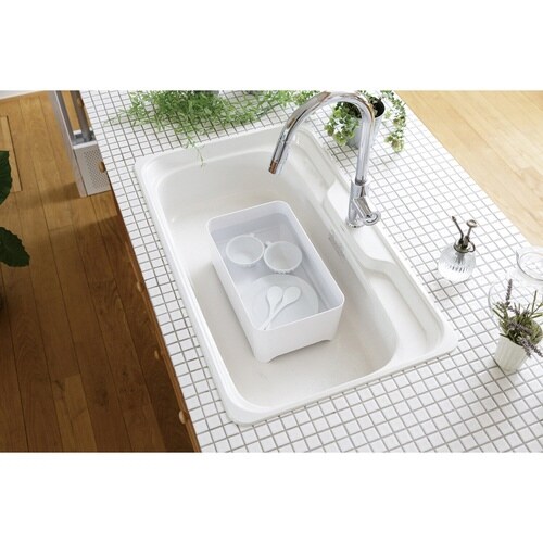 水切りかご 洗い桶水切りかご 2way