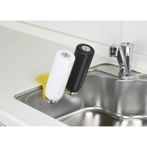 キッチンラック ぺタッとポケット イエロー×2