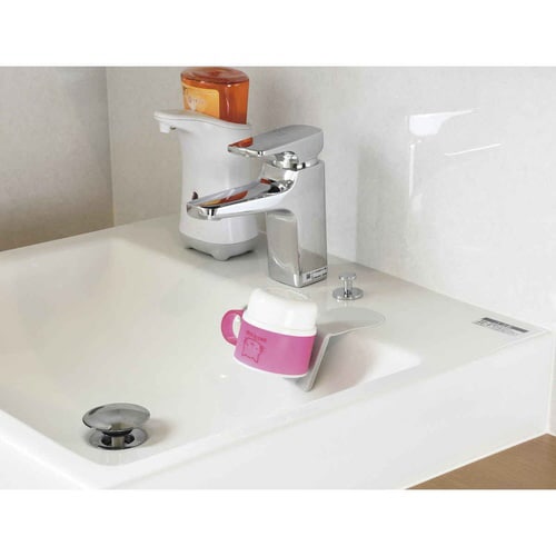 キッチンラック ぺタッとポケット グレー