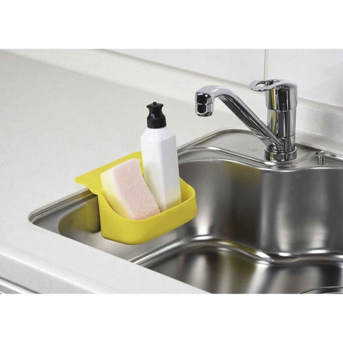 キッチンラック ぺタッとポケット イエロー×2