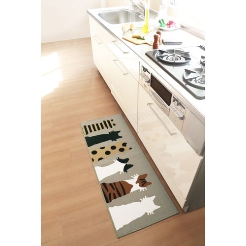 キッチンマット 45×120cm キャット