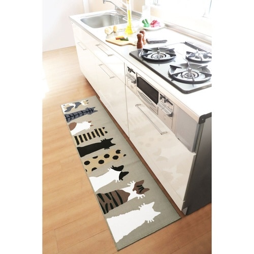 キッチンマット 45×180cm キャット