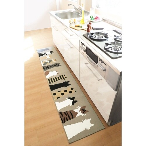 キッチンマット 45×240cm キャット