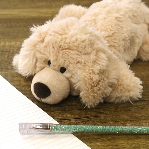 筆箱 フィギュアポーチ ゴールデンレトリバー×2