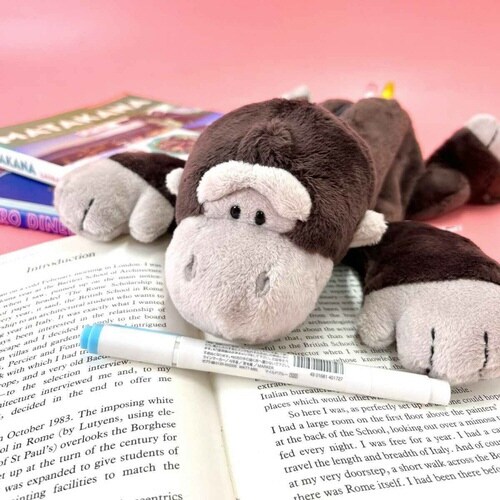 筆箱 フィギュアポーチ NICI ゴリラ×2