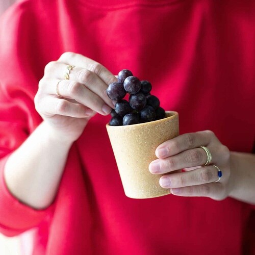 コップ 同色4個入り 190ml イエロー