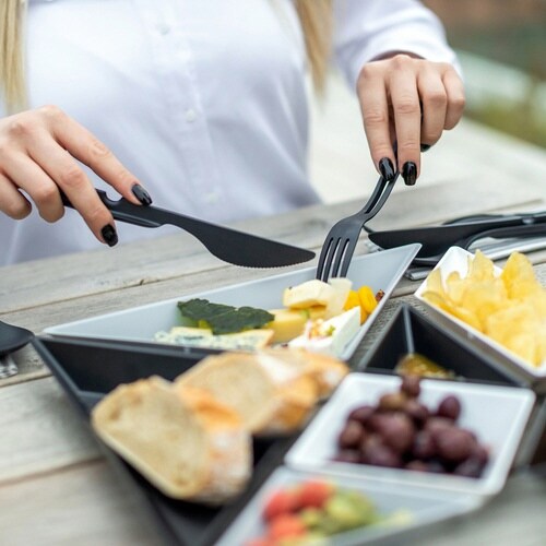 プレート 7枚入り セパレートプレート ブラック