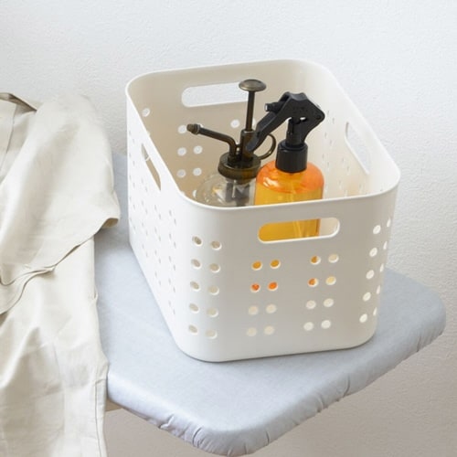 ランドリーボックス S&W サンバッサ ホワイト