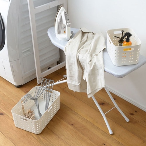 ランドリーボックス S&W サンバッサ ホワイト