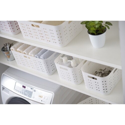 ランドリーボックス S&W サンバッサ ホワイト