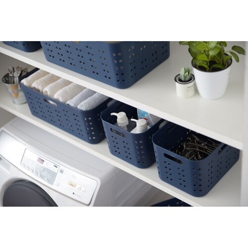 ランドリーボックス S&W ディープブルー