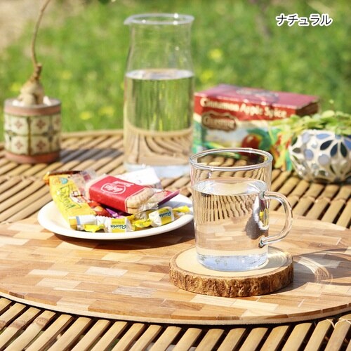 コースター 10cm 木製 ナチュラル