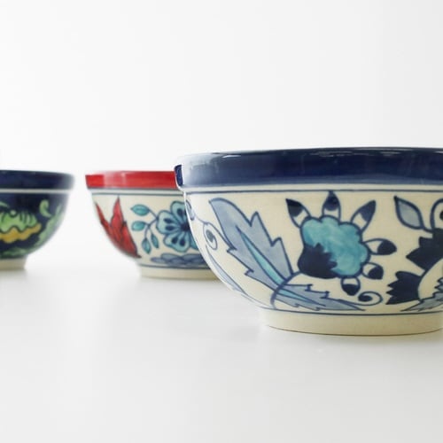 ボウル 14cm プリヤ ブルーガーデン×2