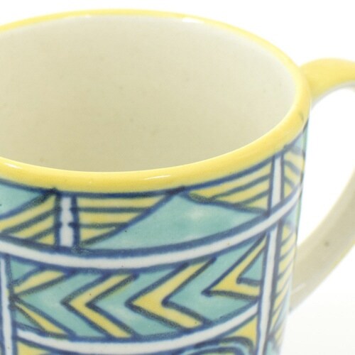 マグカップ 300ml プリヤ イエロータイル×2