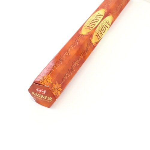 お香 HEM 六角 アンバー スティック