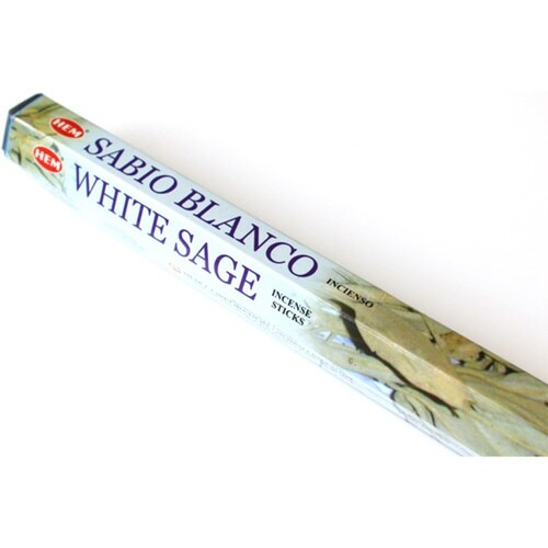 お香 HEM 六角 ホワイトセージ スティック