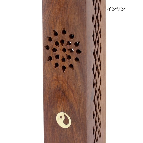 香立シーシャムBOX香立てタワー木製インヤン×2