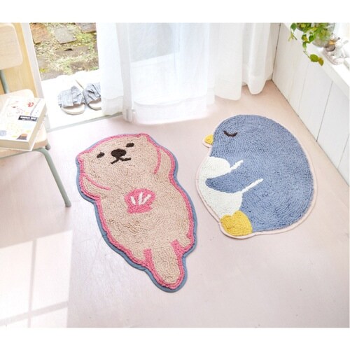 玄関マット 室内用 約40×65cm ラッコ