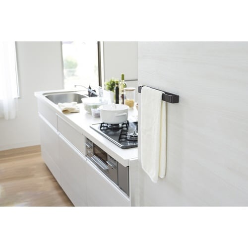 タオルハンガー キッチンタオルハンガー ブラウン