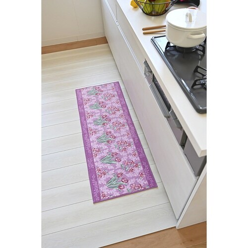 キッチンマット 花柄 ロイヤルコレクション ピンク